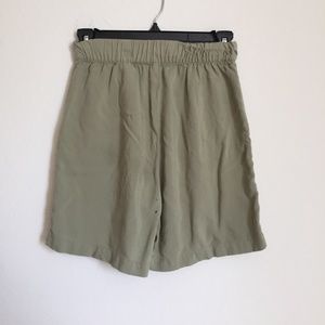 Olive green shorts